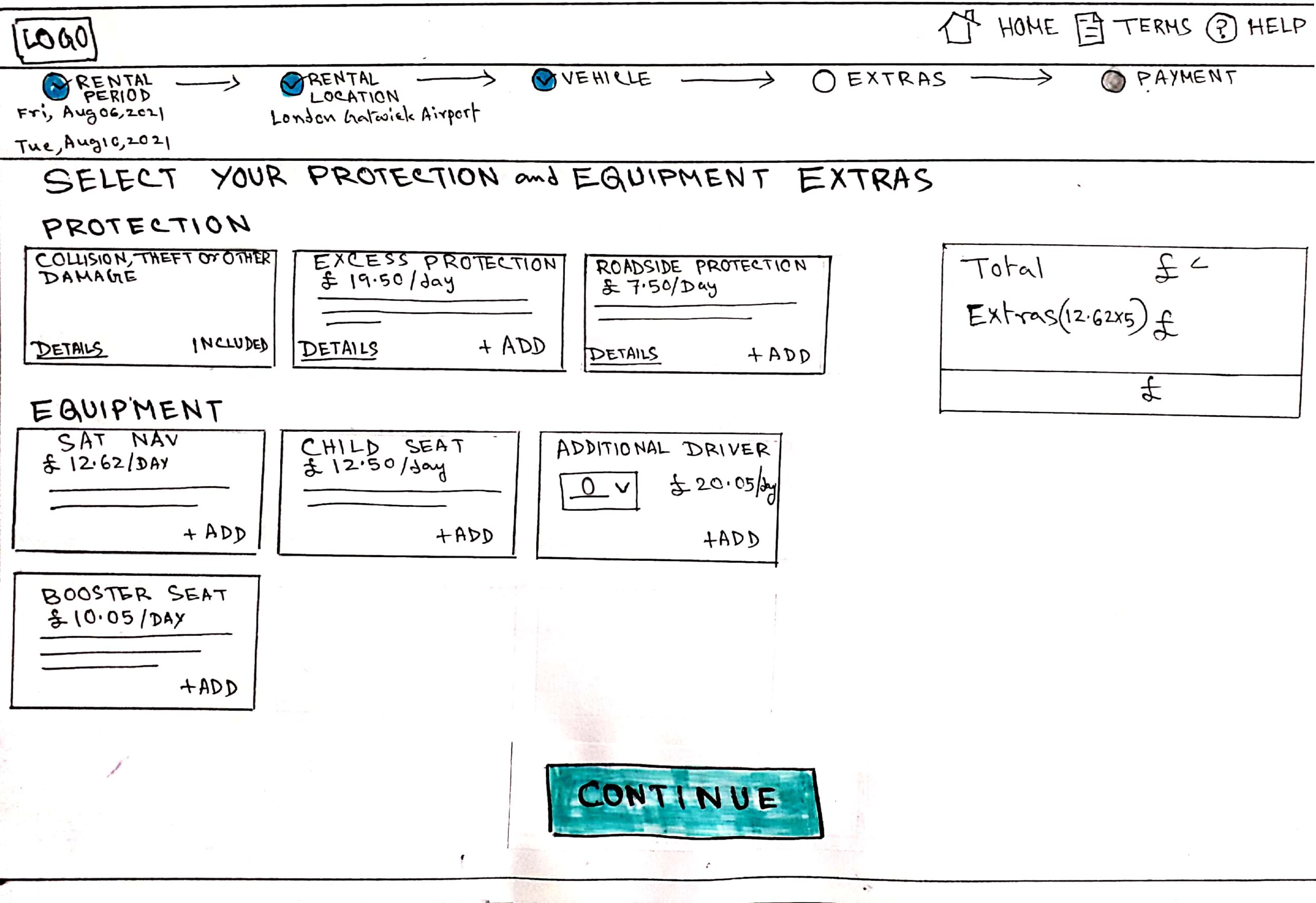 Low Fidelity - Extras Selection